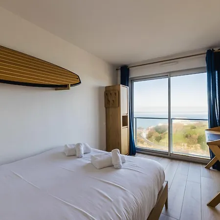 Blue Uhaina Keyweek Sea View Downtown 公寓 比亚里茨