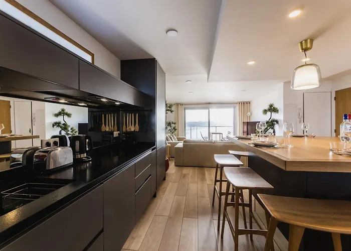 Apartment Blue Uhaina Keyweek Sea View Downtown Biarritz